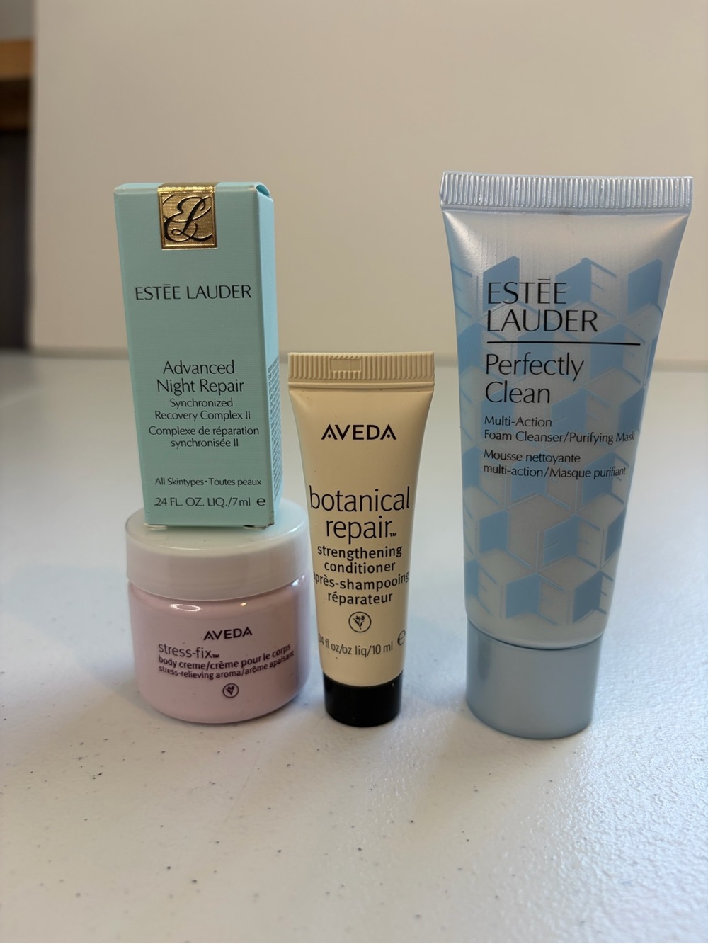 Estee Lauder Advaced Night Repair Aveda Skincare Hair Mini Lot 4 New Cleanser